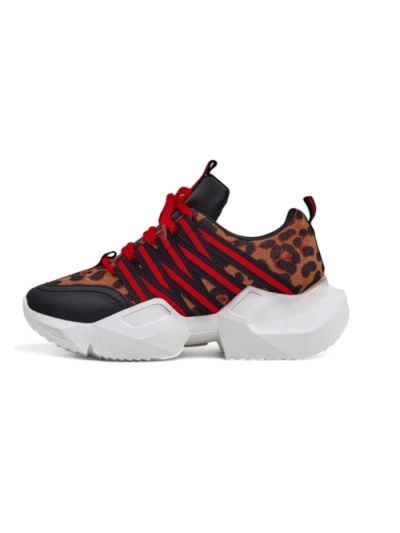 Royalfashion Damen Sportliche Sneaker mit dickerer Sohle Ivvert