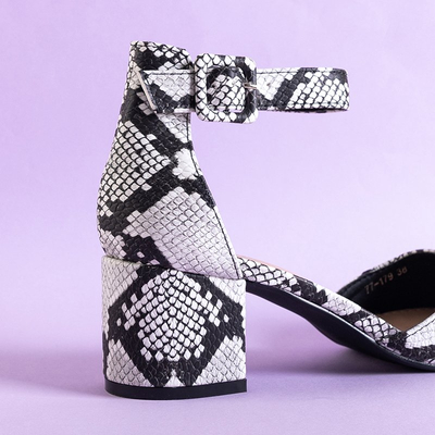 Damen-Serpentinen-Pumps am Lux-Pfosten - Schuhe