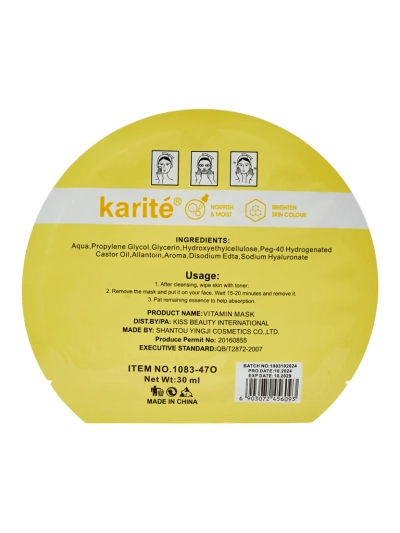 Sheet-Maske mit Vitamin C – aufhellend