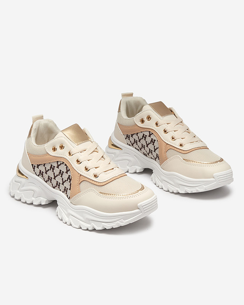 Бежеві жіночі кросівки Umikatu