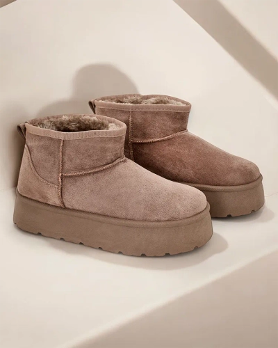 Royalfashion Kurze Stiefel Damen-Schneestiefel Hawanni