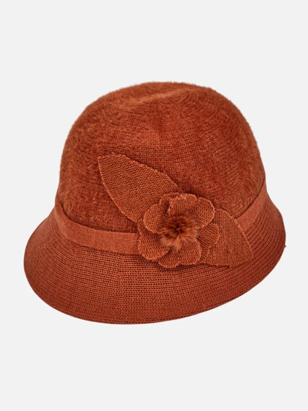 Damen-Melonenhut mit Verzierung Pearl Belle