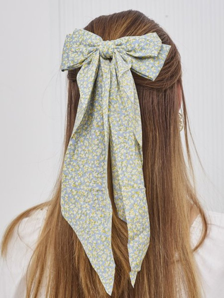 Royalfashion Haarklammer – Schleife mit Blumen Miriam