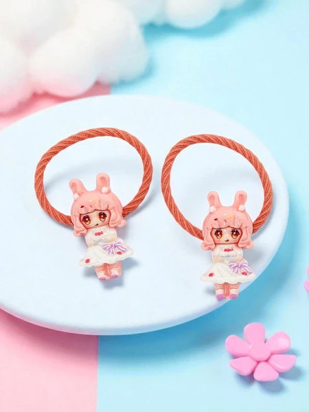 Резинки для волосся Bambina Rosetta з мотивами ляльки