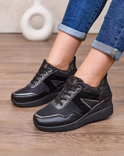 Royalfashion Sportliche Damen-Sneakers mit Plateauabsatz Lacyrllia