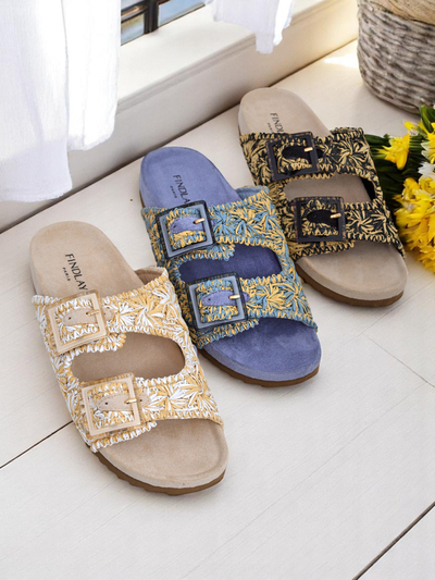 Royalfashion Damensandalen mit Schnallen Samorra