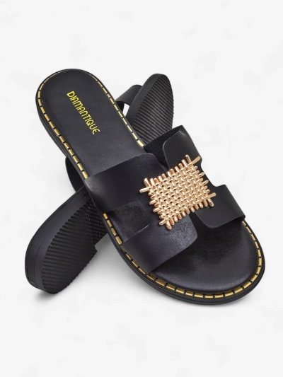 Royalfashion Damenslides mit Verzierungen Crattes