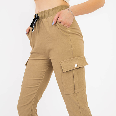 Бежеві жіночі штани