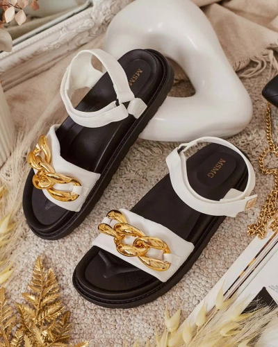 Royalfashion Damen Orette Ketten-Sandalen