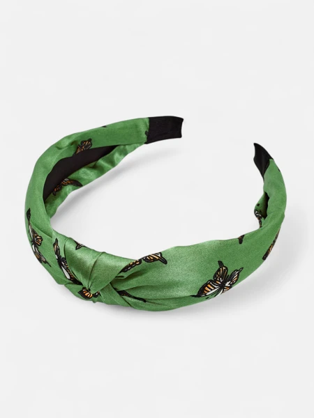 Royalfashion Haarreif mit Karomuster und Schmetterlingen Butterfly Weave