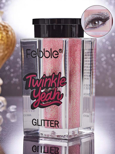 Twinkle Yeah Hellrosa Gesichts- und Körperglitzer
