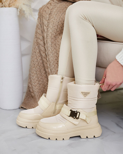 Royalfashion Damen Fileuri Schneestiefel