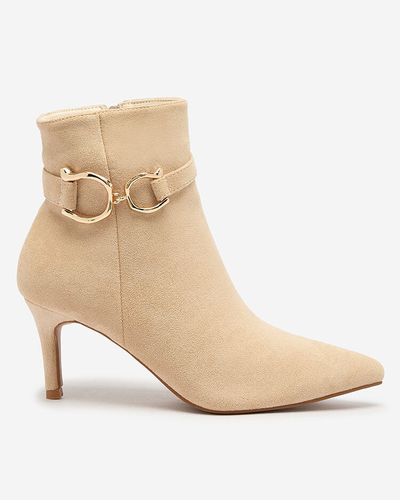 Royalfashion Beige Damen Stöckelschuhe Amaelika