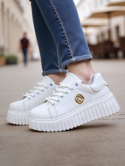 Royalfashion Damen Plattform Sneakers Zolio