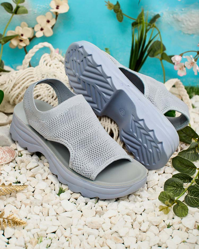 Royalfashion Damen Sandalen mit Schaft Viss