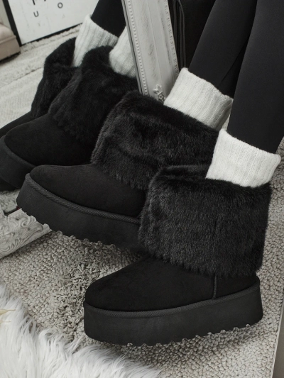 Damen Schneestiefel mit Fell Irelle
