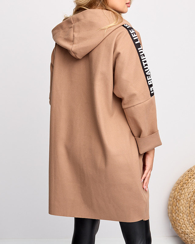 Damenmanteljacke mit Kamelinschriften - Kleidung