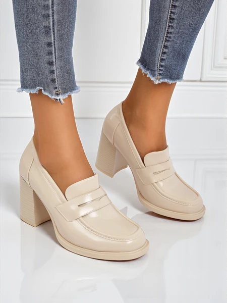 Royalfashion Damen Mokassins mit Absatz Minerva