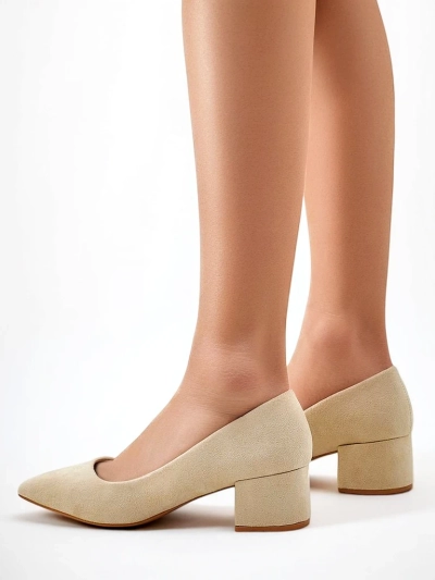 Royalfashion Frauen Pumps mit niedrigem Absatz Bosanna