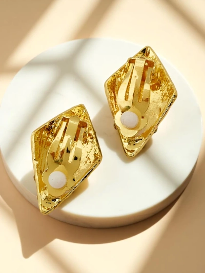 Royalfashion Damen-Clip-Ohrringe mit Zirkonia
