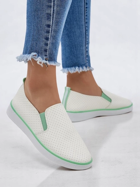 Royalfashion Damen perforierte Slipper Kassias