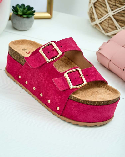 Royalfashion Damen Sodass Plateau-Flip-Flops