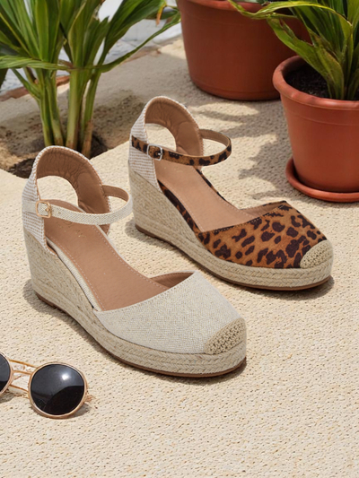 Damen Keilsandaletten Callista Royalfashion beige Öko-Leder