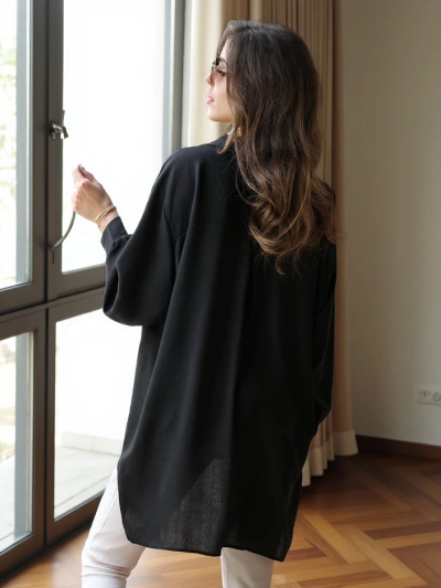 Royalfashion Langes, oversized Damenhemd
