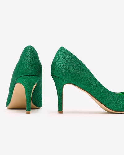 Royalfashion Damen Stiletto Pumps mit Glitzer Matomliso
