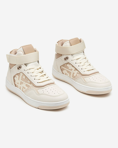 High-Top-Sportschuhe für Damen in Beige Retila - Schuhe