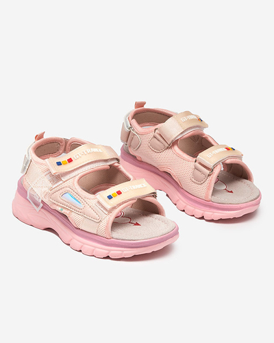 Mädchensandalen in rosa Umaf-Schuhen