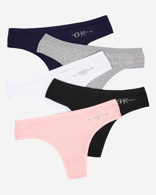 Набір бавовняних жіночих трусиків з написом