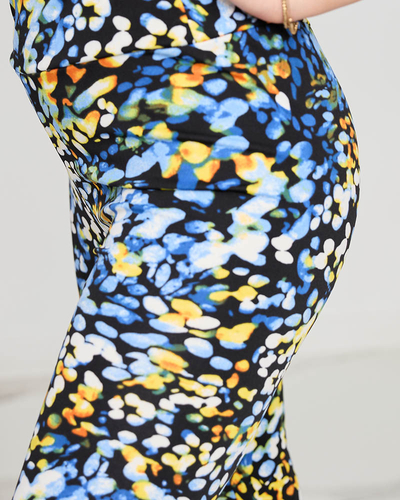 Gemusterte 3/4-Leggings für Damen - Kleidung