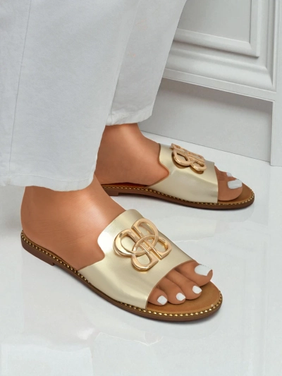 Royalfashion Damen-Sandalen mit flacher Sohle Heraklia