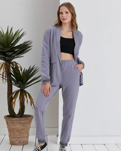Royalfashion Lila 2-teiliges Damenset