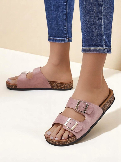 Royalfashion Damen-Sandalen mit Schnallen Foumy