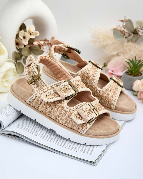 Royalfashion Жіночі босоніжки Lunnay з екозамші