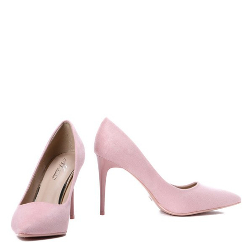 Różowe czółenka na szpilce Loretta - Obuwie