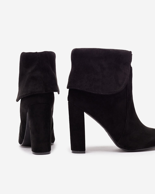 Royalfashion Чорні жіночі черевики на шпильці Reirasa