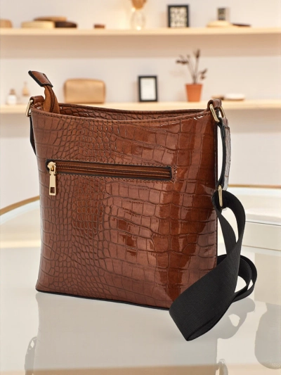 Lackierte kleine Damenhandtasche aus Öko-Leder Arlisse