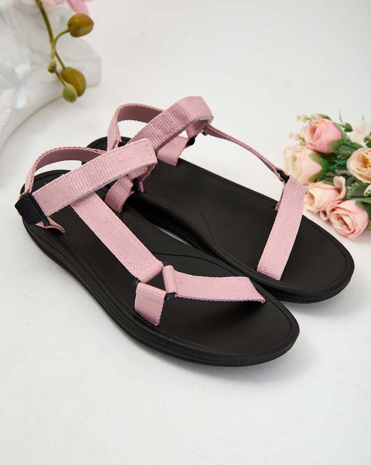 Rosa Tatags Damen-Sportsandalen - Schuhe