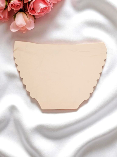 Royalfashion Laser-geschnittene Damen-Slips mit dekorativen Trägern Edge Chic