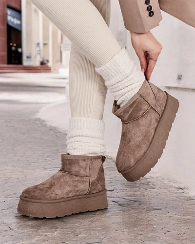 Royalfashion Kurze Stiefel Damen-Schneestiefel Hawanni