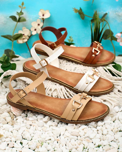 Royalfashion Dekorierte Damen-Sandalen von Umbe