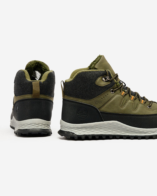 Royalfashion Чоловічі капці зеленого кольору Jekouia