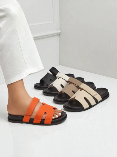 Royalfashion Damen-Sandalen aus Ökoleder ReppiFlex