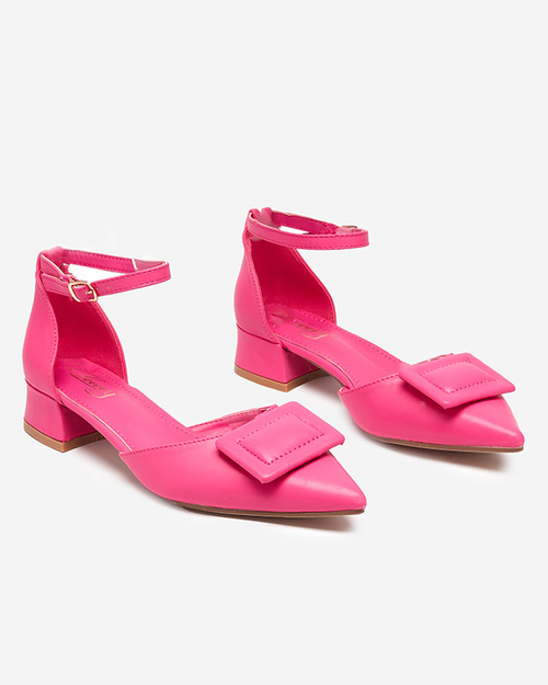 Жіночі туфлі кольору фуксія на плоскому каблуці Beriji - Туфлі