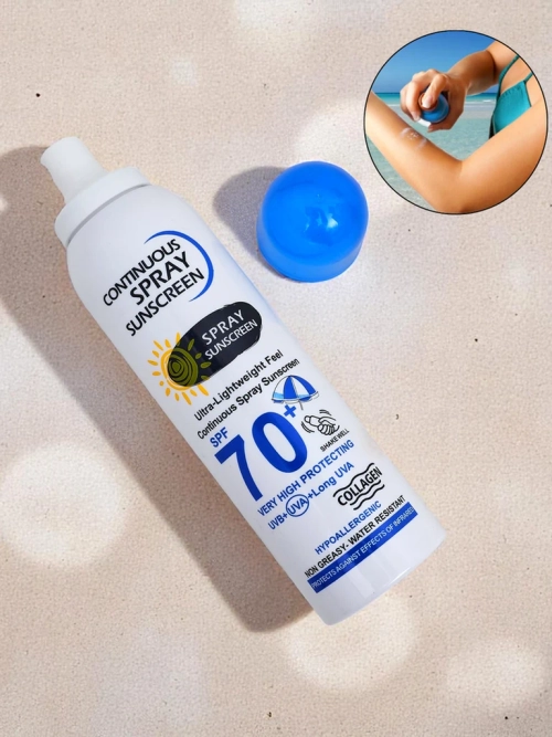 Спрей для засмаги 70 SPF УЛЬТРА ЗАХИСТ з коллагеном