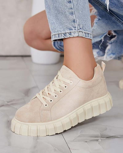 Royalfashion Damen Sportschuhe auf Plateausohle moon