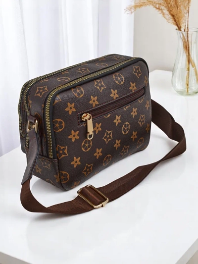 Royalfashion Vielseitige Handtasche aus Öko-Kunstleder mit Print